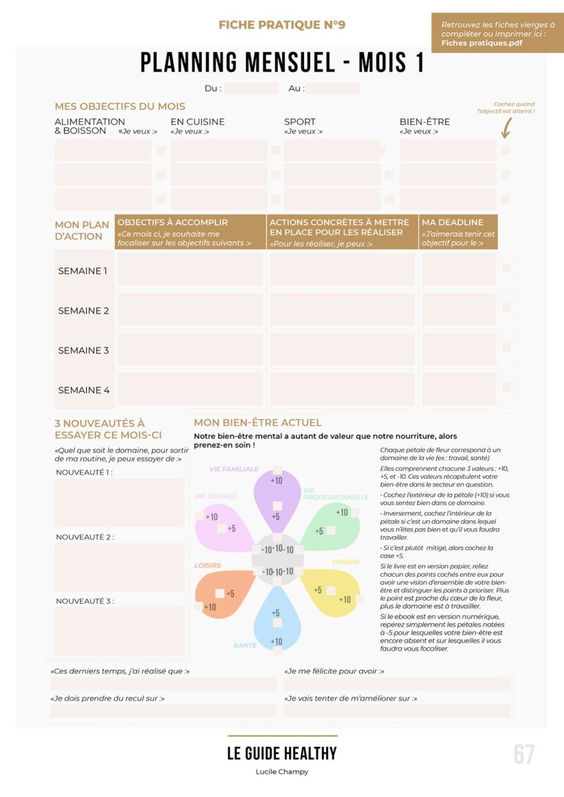Extrait du Guide Healthy Tome 1 Extrait du Guide Helathy Tome 1