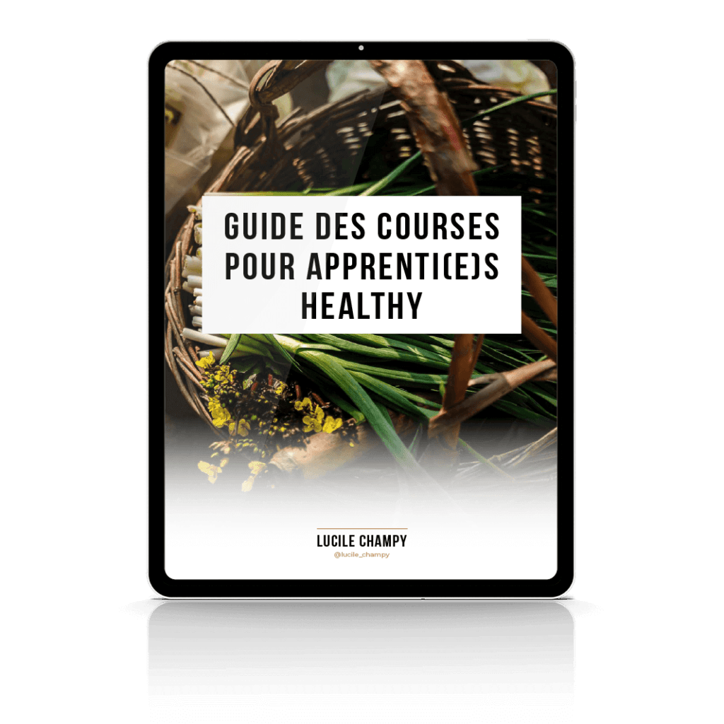 Ebook Guide des courses saines pour apprenti(e)s healthys - Lucile Champy