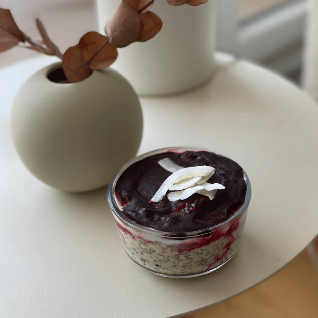 Porridge IG bas coco framboises