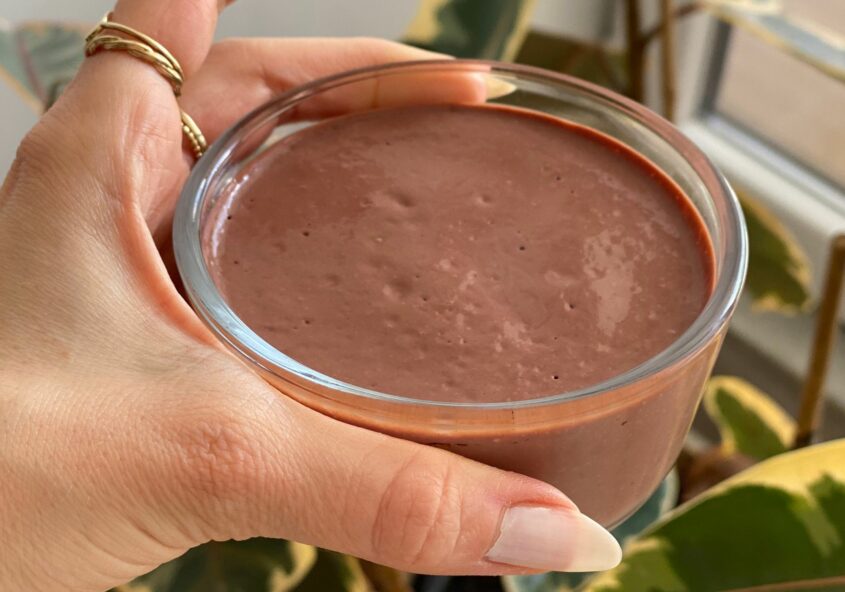 Danette au naturel, chocolat et maca