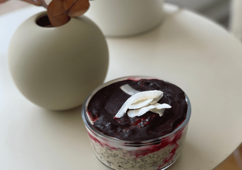Porridge IG bas coco framboises