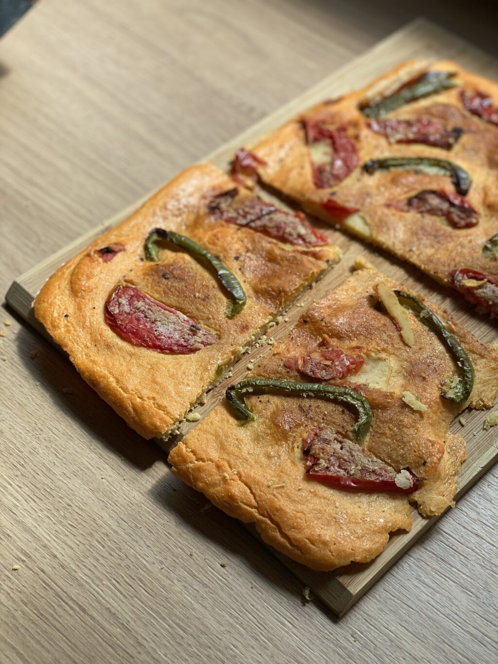 Pizza de lentilles corail IG bas sans gluten