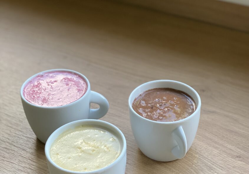 Crèmes dessert lactées non lactées