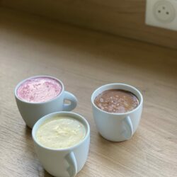 Crèmes dessert lactées non lactées