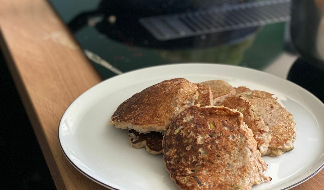 Recette pancakes de légumes IG bas