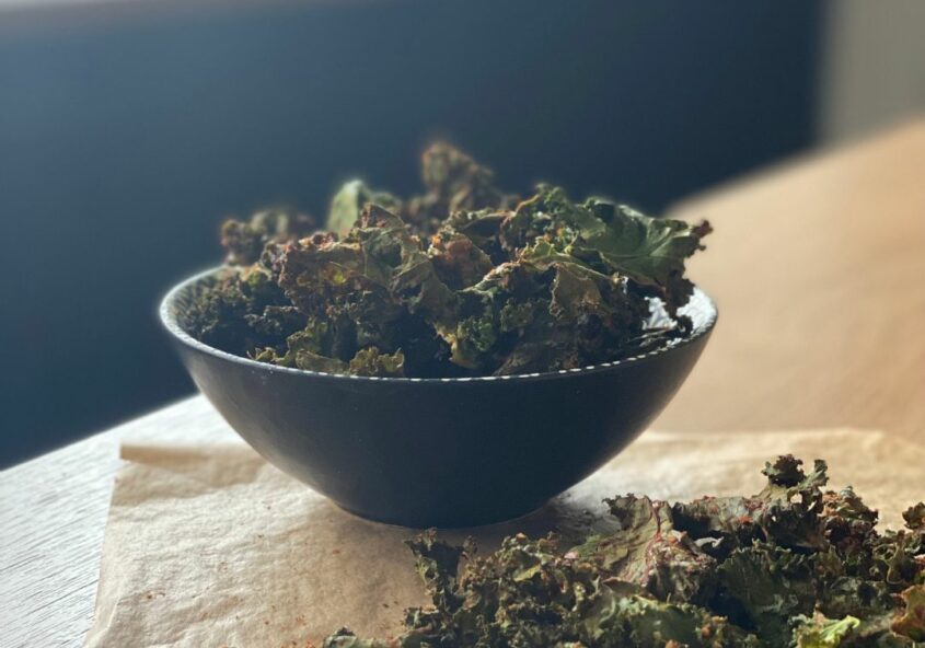 Recette de chips de kale maison