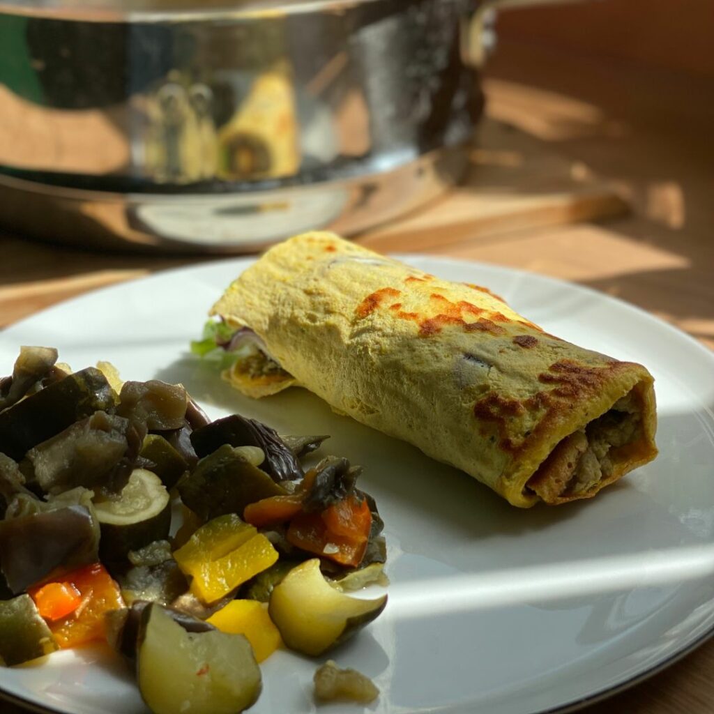 wrap 2 ingrédients, ig bas, protéiné, low carv