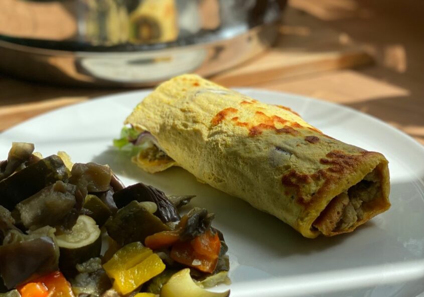 wrap 2 ingrédients, ig bas, protéiné, low carv