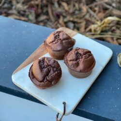 Muffins au chocolat 4 ingrédients (sans farine, sans beurre, et à IG bas)