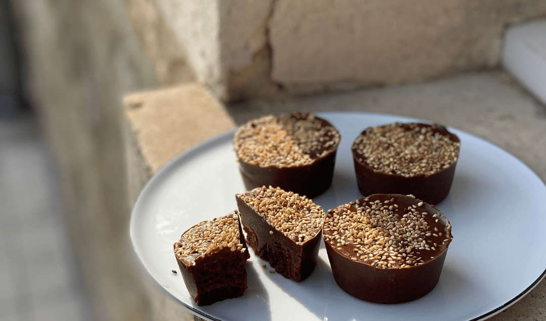 fudges chocolat sésame