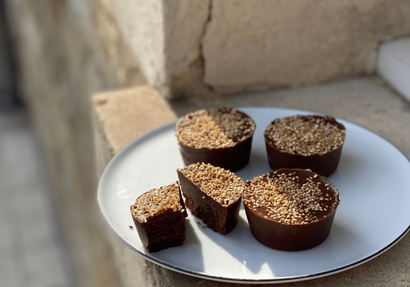 fudges chocolat sésame